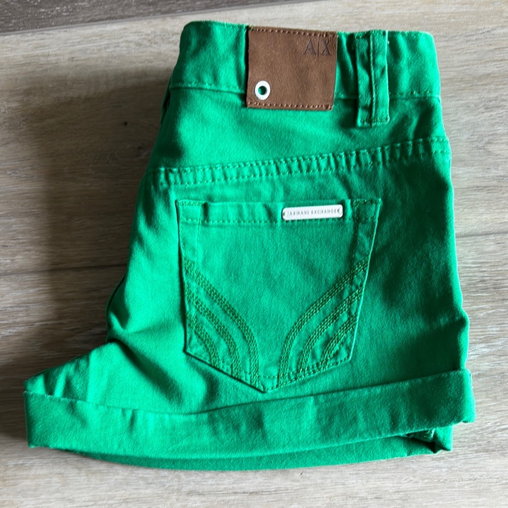 Armani Exchange Green Shorts - Picture 3 of 4